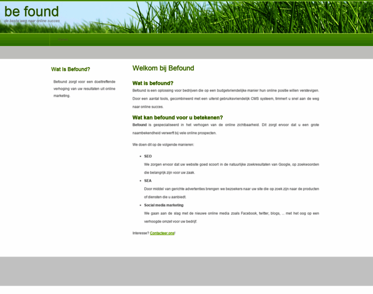 Befound.be thumbnail Befound.be thumbnail