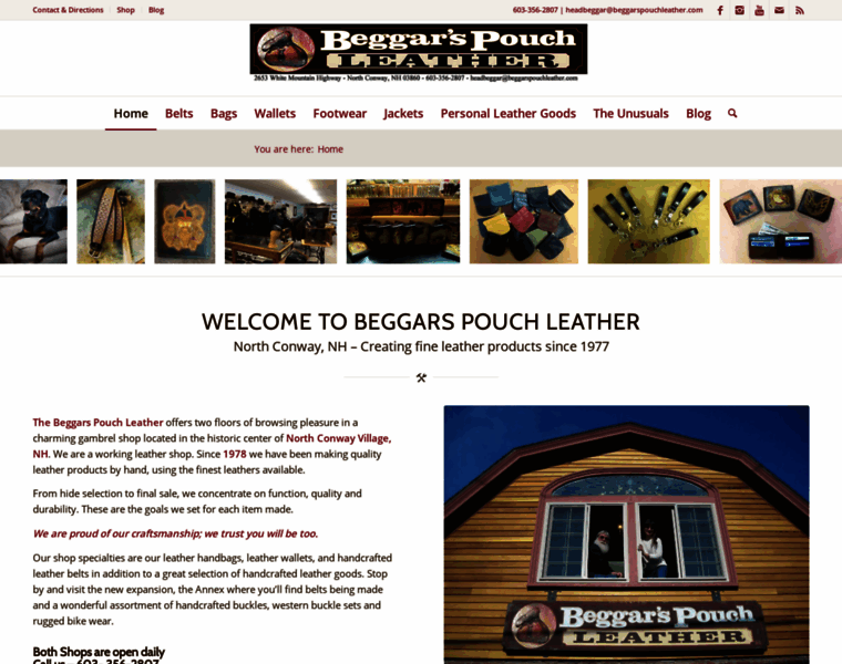 Beggarspouchleather.com thumbnail