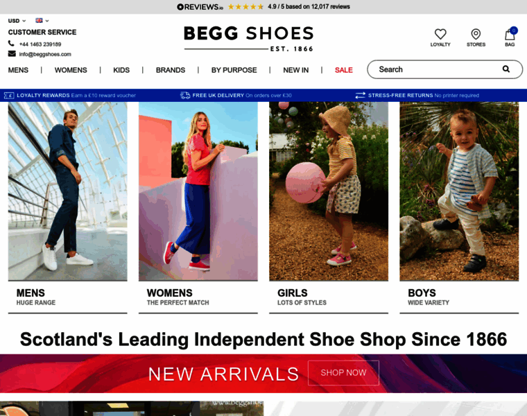 Beggshoes.com thumbnail