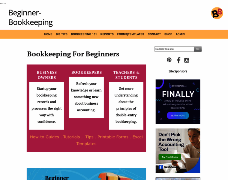 Beginner-bookkeeping.com thumbnail