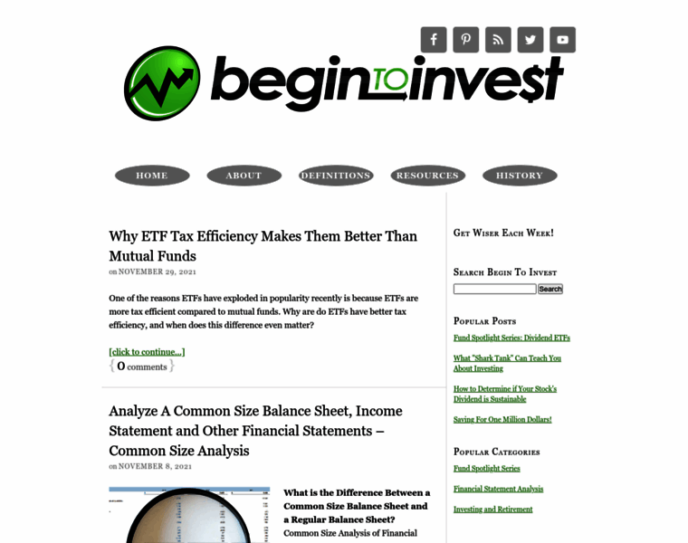 Begintoinvest.com thumbnail