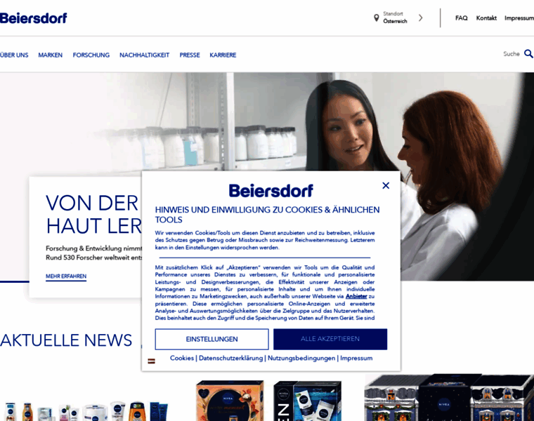 Beiersdorf.at thumbnail