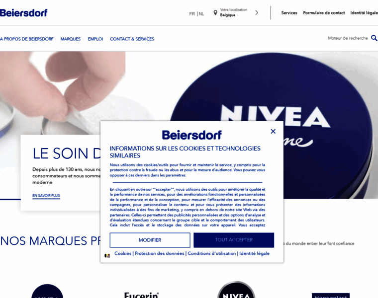 Beiersdorf.be thumbnail