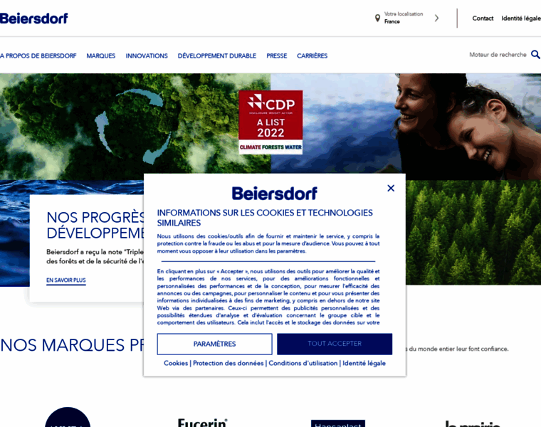Beiersdorf.fr thumbnail