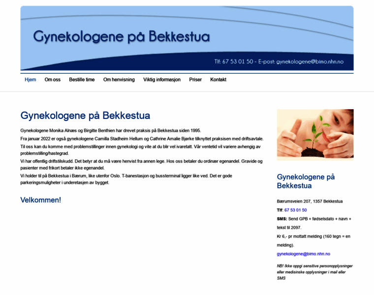 Bekkestuagynekologene.no thumbnail