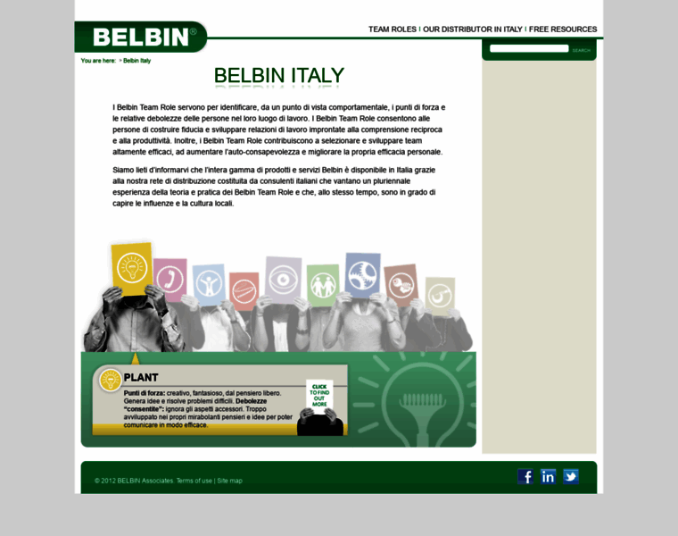 Belbin-italy.com thumbnail