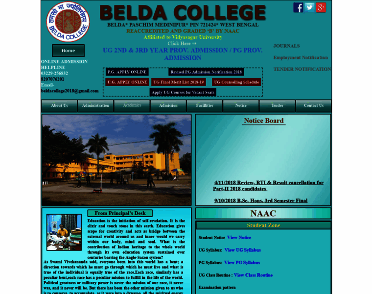 Beldacollege.org.in thumbnail