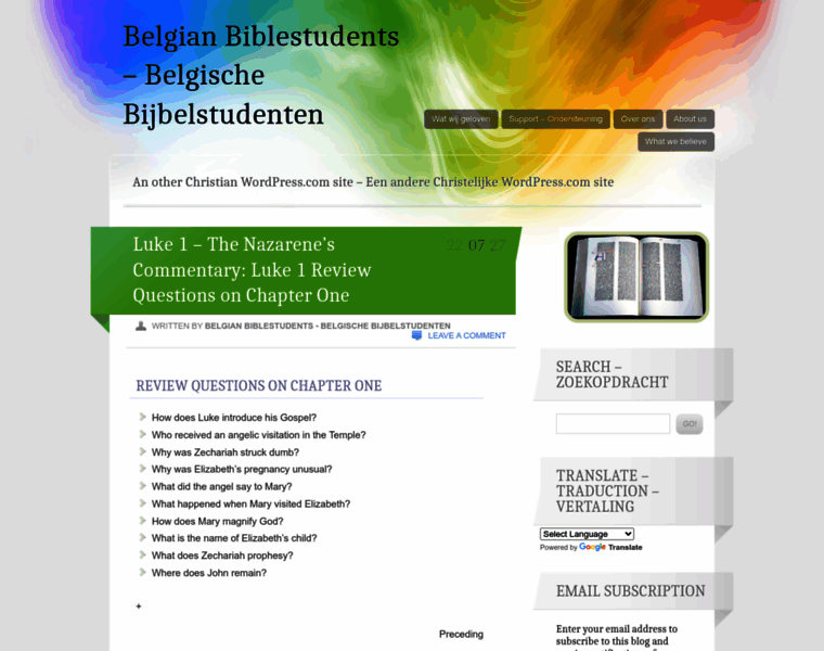 Belgianbiblestudents.wordpress.com thumbnail