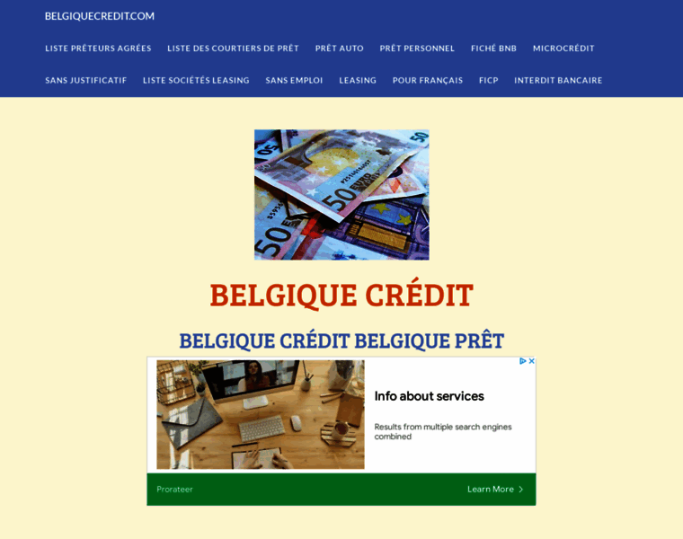 Belgiquecredit.com thumbnail