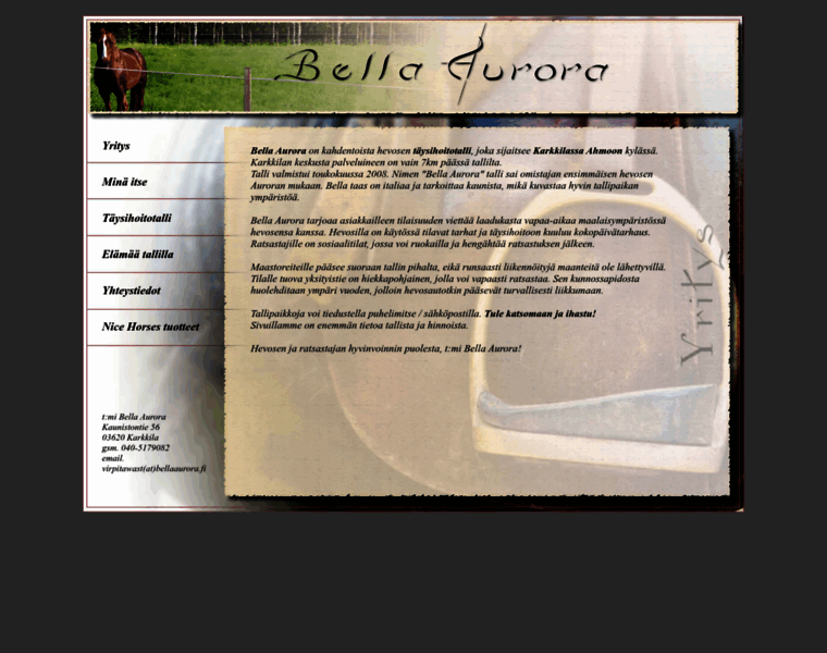 Bellaaurora.fi thumbnail