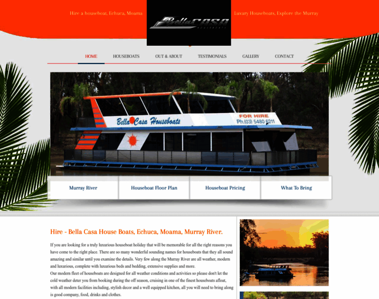 Bellacasahouseboats.com.au thumbnail