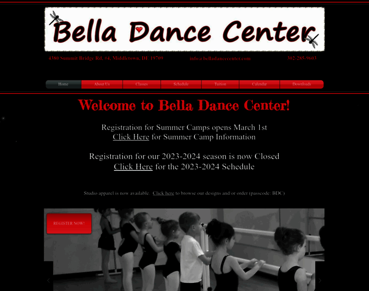 Belladancecenter.com thumbnail