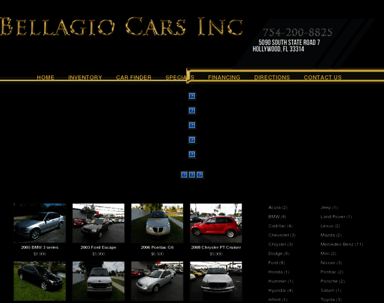 Bellagiocars.com thumbnail