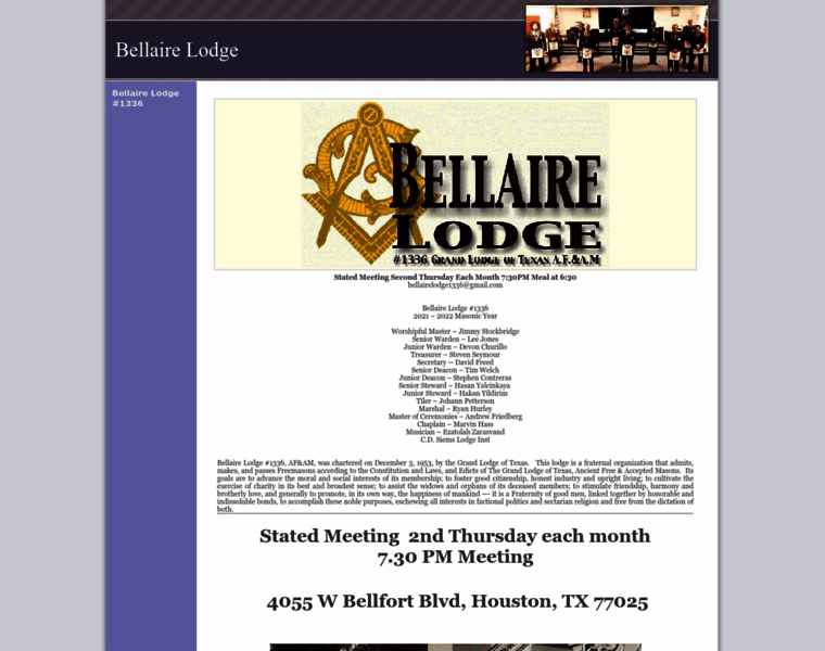 Bellairelodge.org thumbnail
