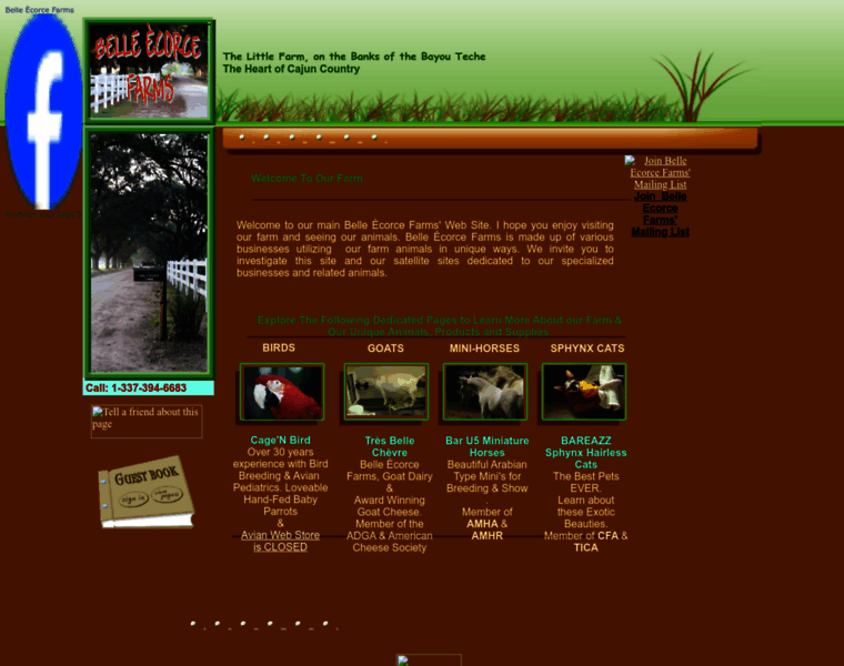 Belleecorcefarms.com thumbnail