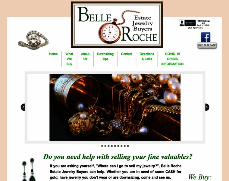 Bellerochejewelry.com thumbnail