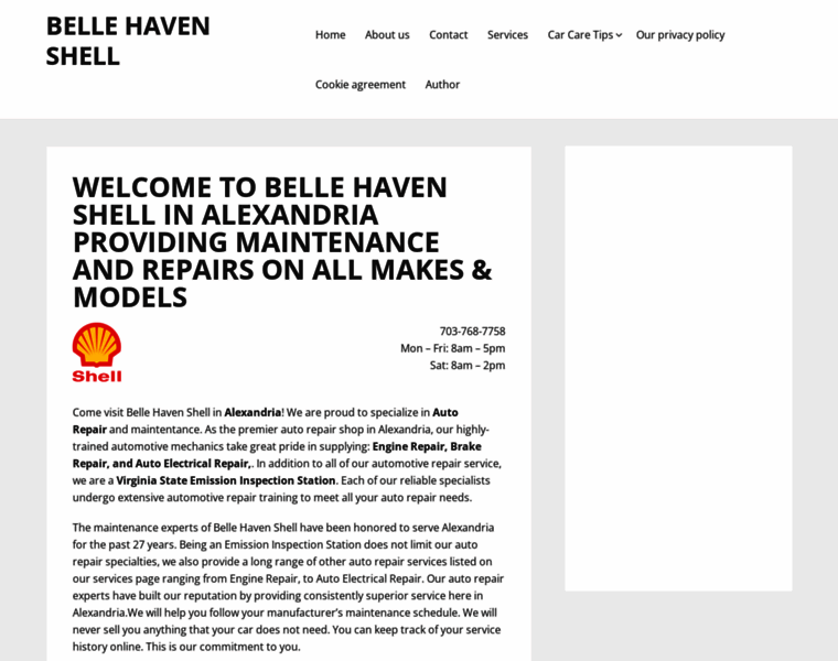 Belleshell.com thumbnail