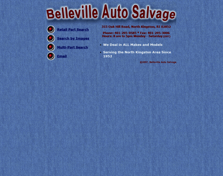Bellevilleautosalvage.com thumbnail