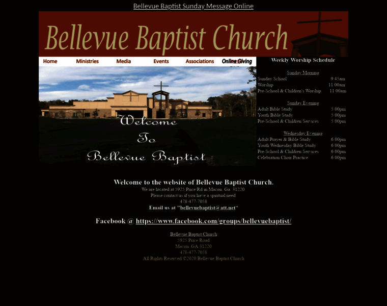 Bellevuebaptist.org thumbnail