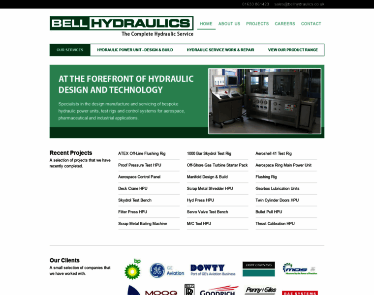 Bellhydraulics.co.uk thumbnail