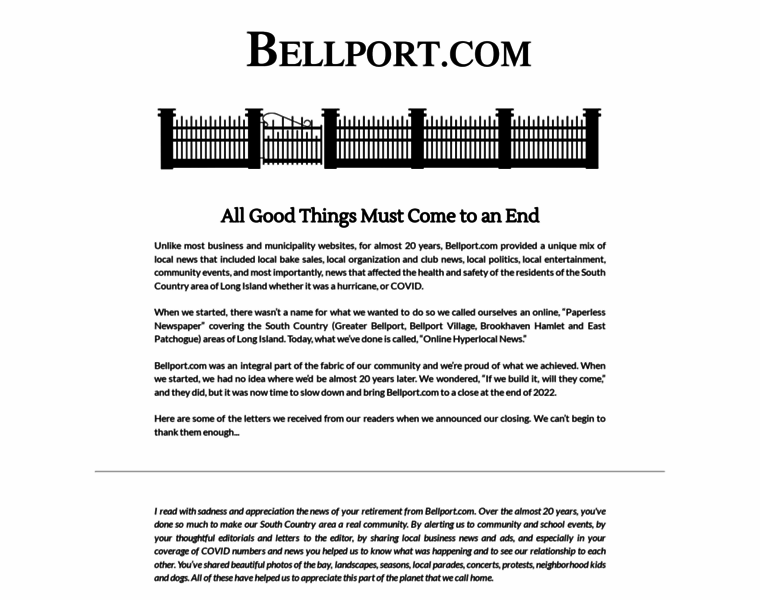 Bellport.com thumbnail