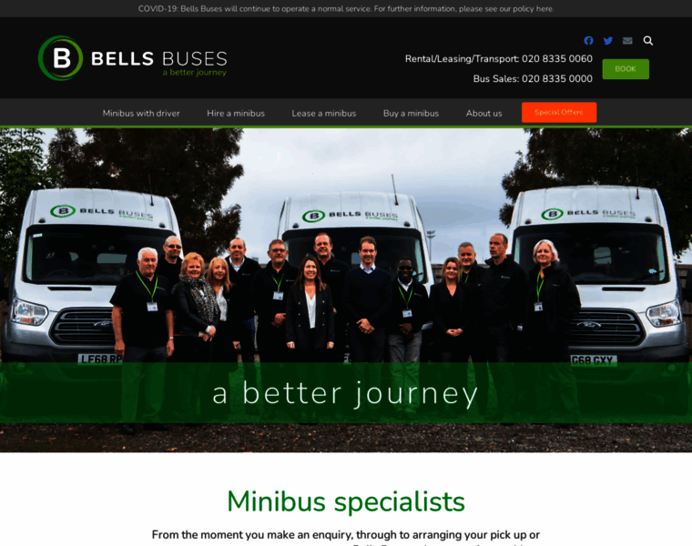 Bellsbuses.co.uk thumbnail