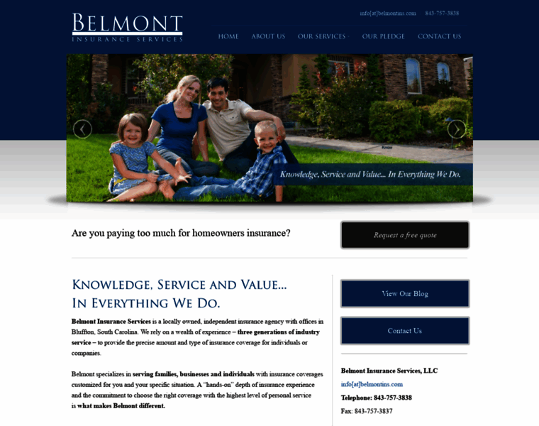 Belmontinsuranceservices.com thumbnail