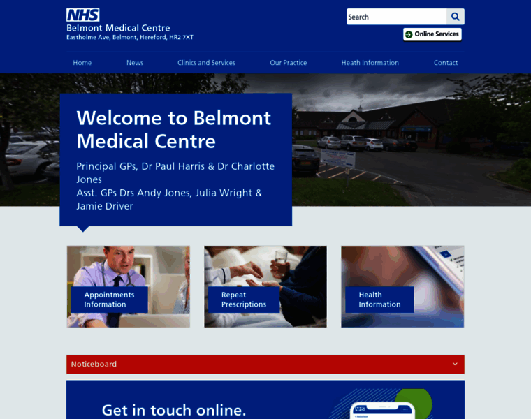 Belmontmedicalcentre.co.uk thumbnail