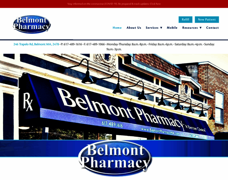 Belmontpharmacyma.com thumbnail