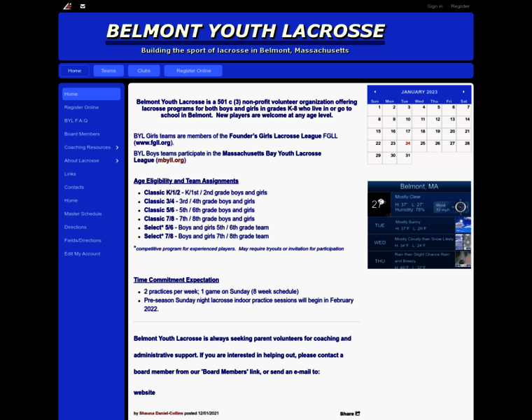 Belmontyouthlacrosse.org thumbnail