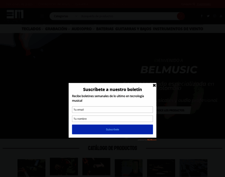 Belmusic.com.co thumbnail