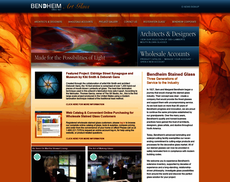 Bendheimartglass.com thumbnail