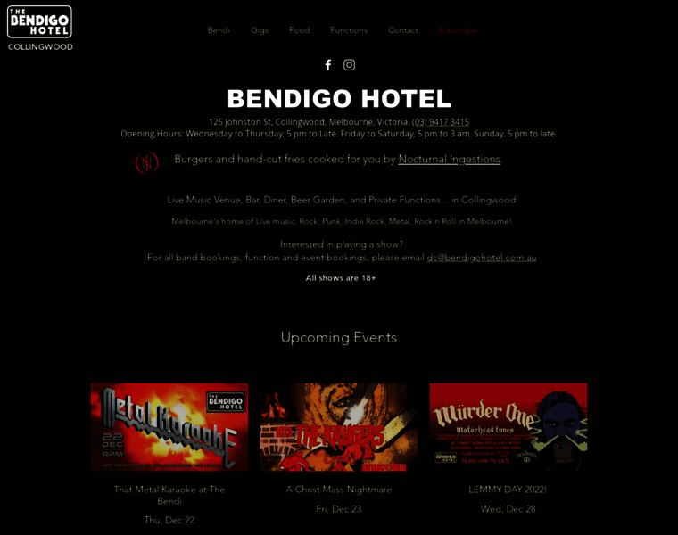 Bendigohotel.com.au thumbnail