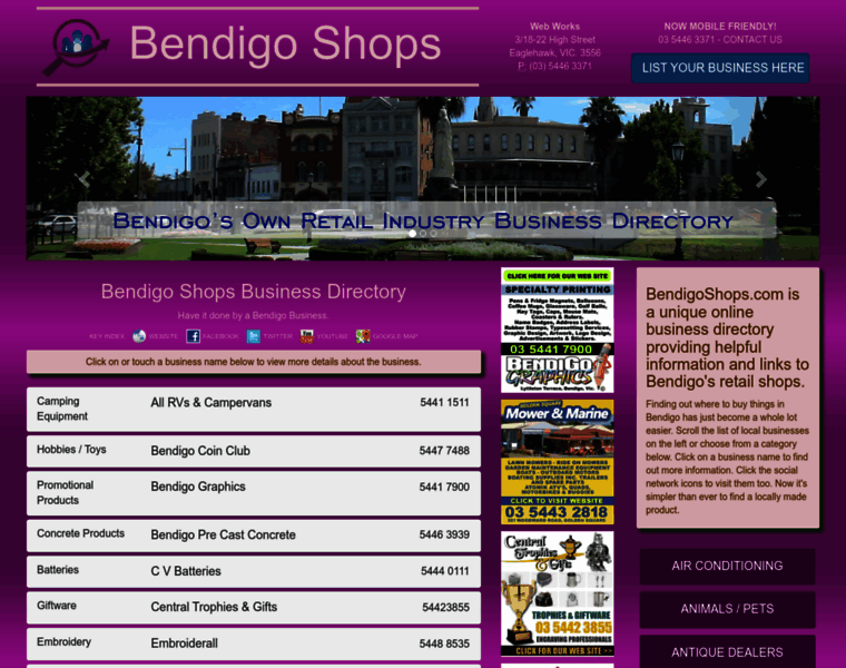 Bendigoshops.com thumbnail