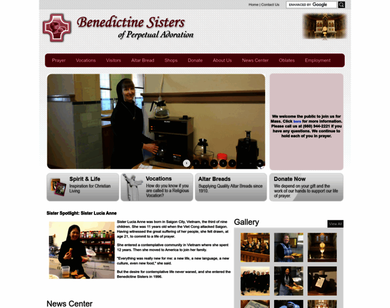 Benedictineoblates.com thumbnail