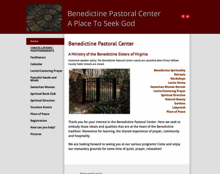 Benedictinepastoralcenter.org thumbnail