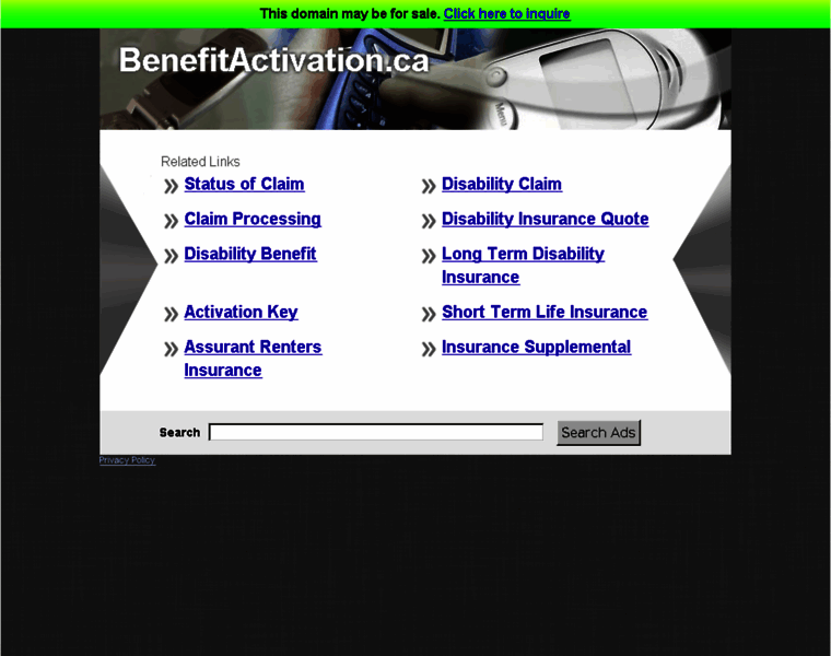 Benefitactivation.ca thumbnail