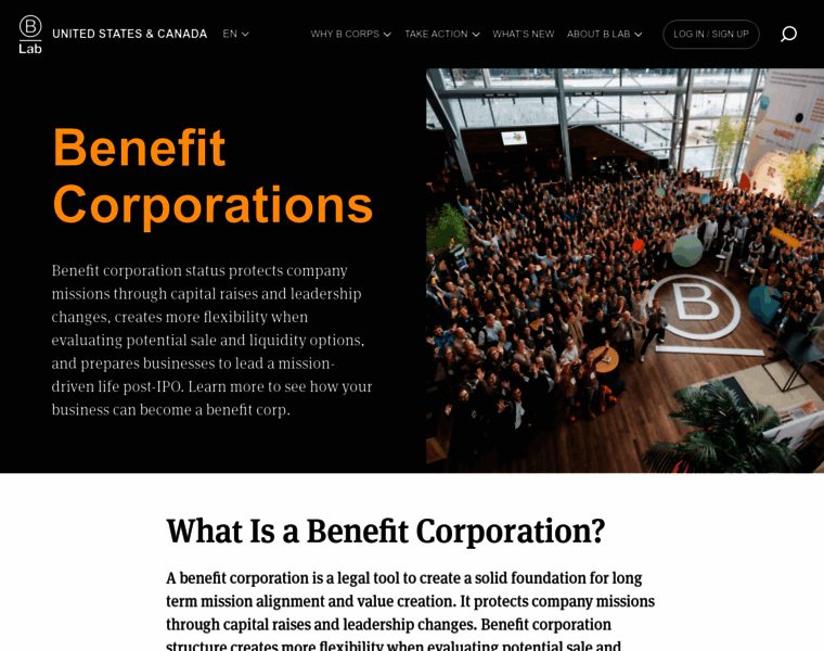 Benefitcorp.net thumbnail