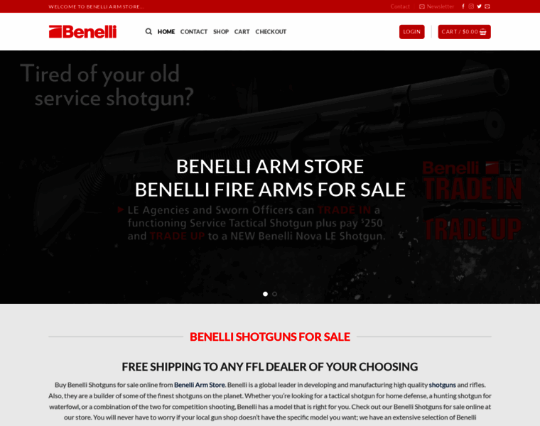 Benellifirearms.com thumbnail