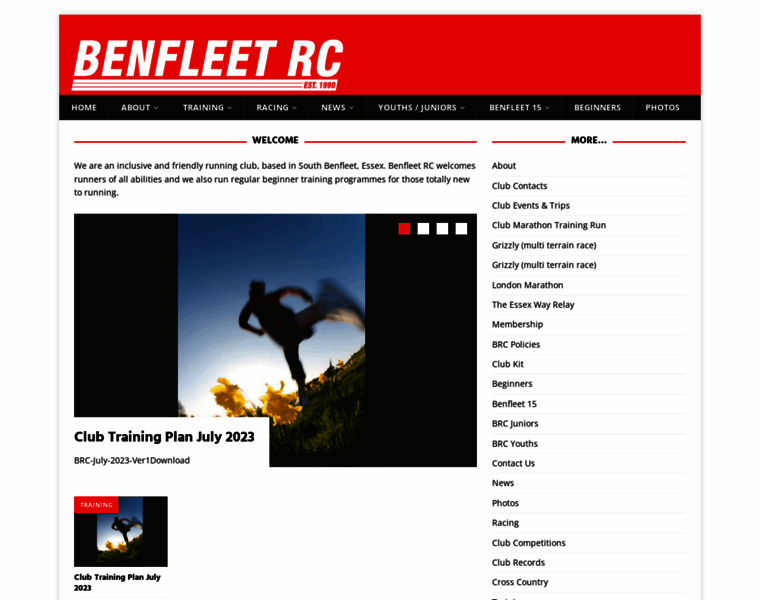 Benfleetrunningclub.co.uk thumbnail