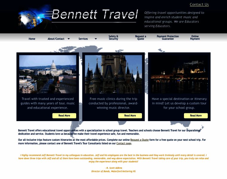 Bennett-travel.com thumbnail