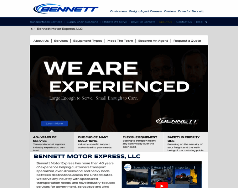 Bennettmotorexpressllc.com thumbnail
