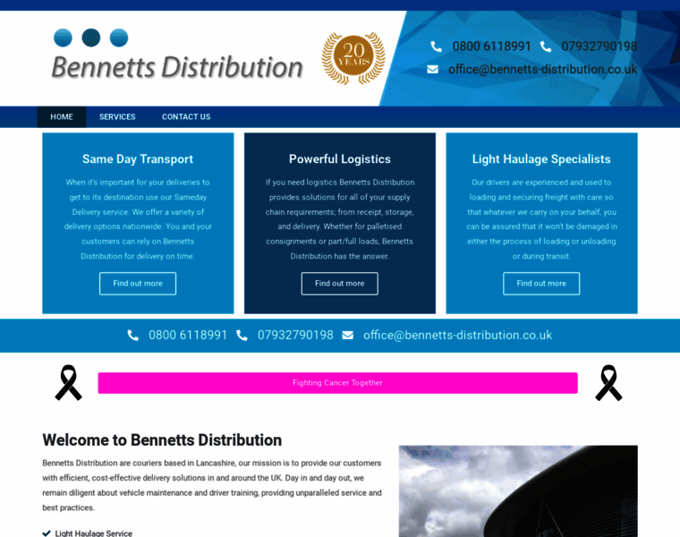 Bennetts-distribution.co.uk thumbnail