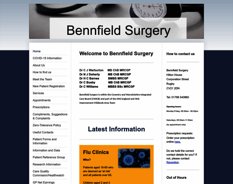 Bennfieldsurgery.co.uk thumbnail