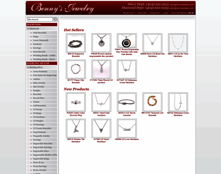 Bennysjewelry.com thumbnail