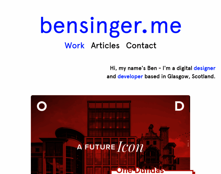 Bensinger.me thumbnail