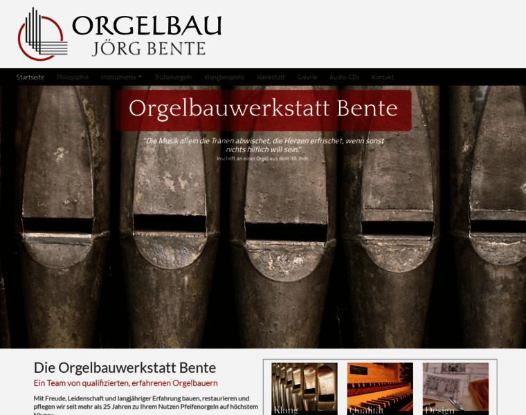 Bente-orgelbau.de thumbnail