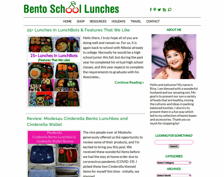 Bentoschoollunches.com thumbnail
