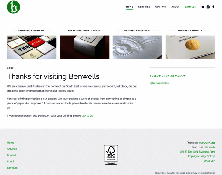 Benwells.co.uk thumbnail