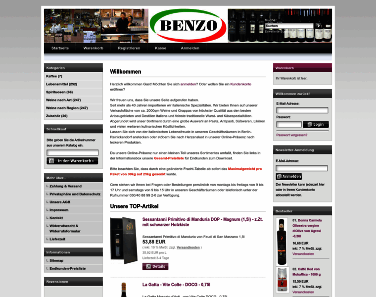 Benzo-online.de thumbnail
